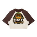 Women’s Color Block Raglan Crop T-Shirt