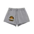 Snow Washed Raw Edge Drawstring Shorts